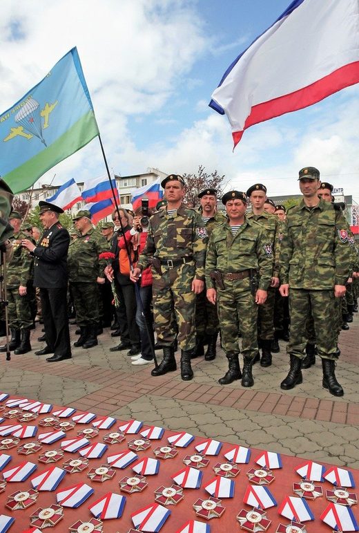 Volksmilizen Krim Feier