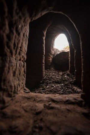 Höhle Tempelritter Ausgang