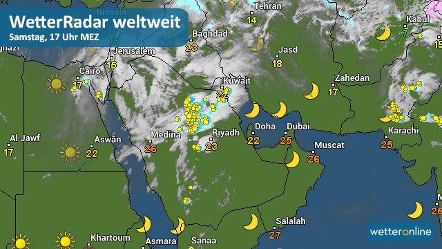 starke Gewitter in Saudi-Arabien März 2017