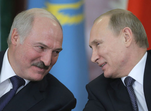 Belorussian President Alexander Lukashenko talks with putin belarus