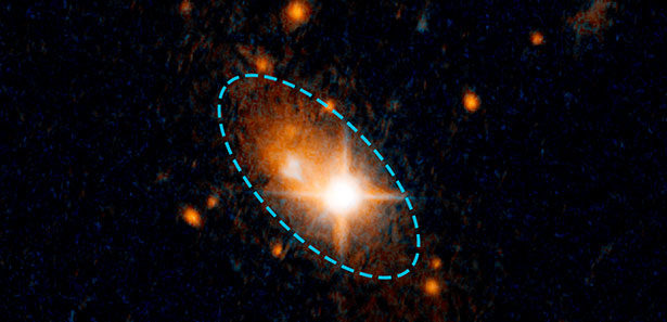 Fortbewegung Gravitationswellen Quasar