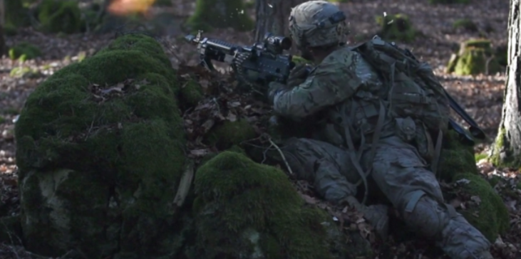 Übung der US-Armee in Hohenfels