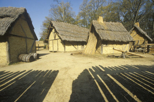 Nachbau des historischen Jamestown