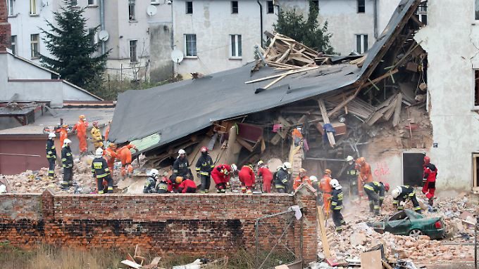 wohnhaus polen eingestürzt