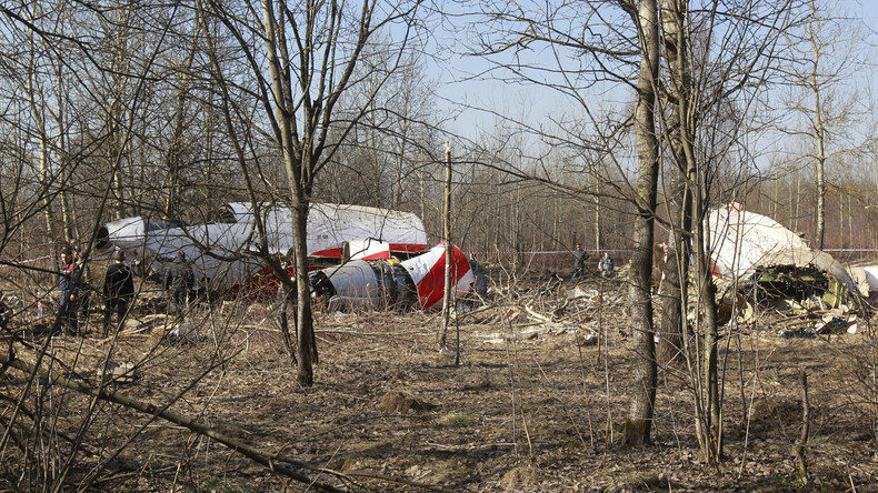 Flugzeug-Wrack Smolensk,Flugzeug-Absturz Smolensk,Absturzstelle Flugzeug Smolensk