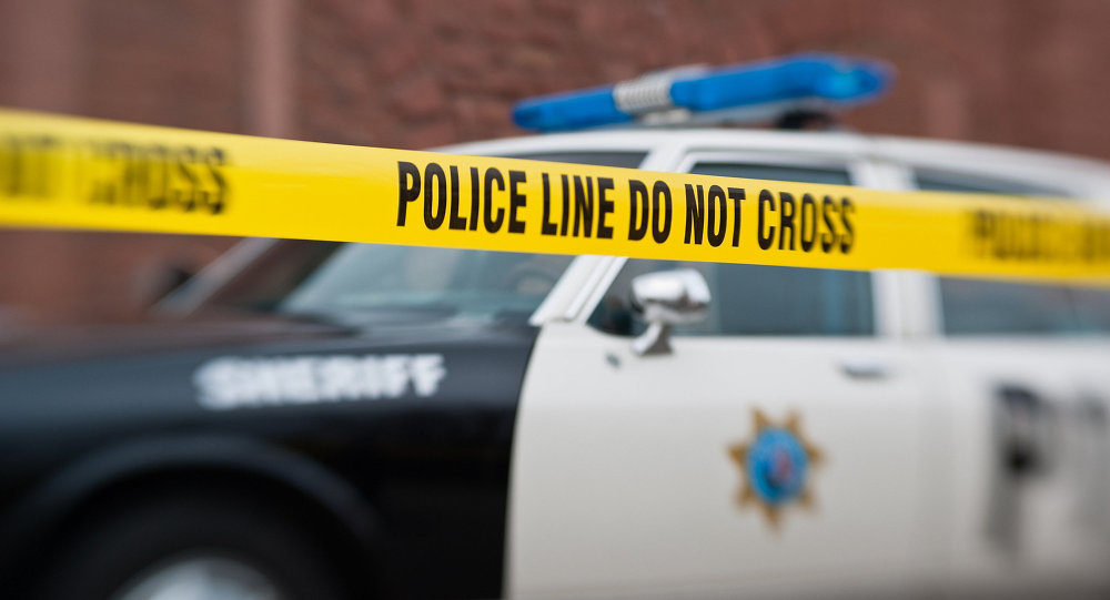 Schießerei Grundschule San Bernardino,Polizeiabsperrung USA