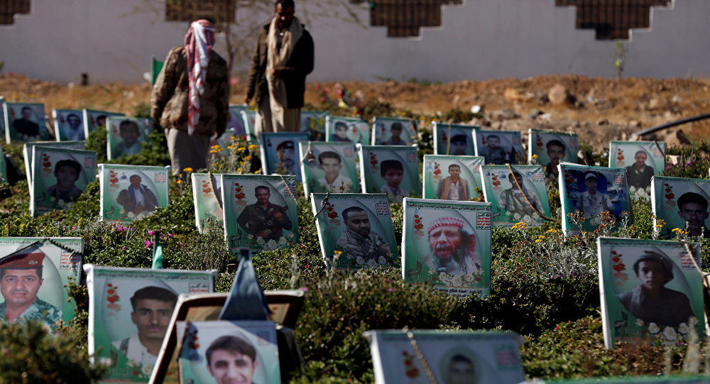 Friedhof Huthi-Anhänger Jemen