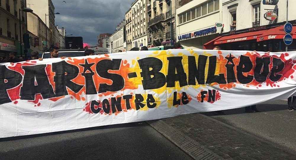 Demo gegen Le Pen Paris