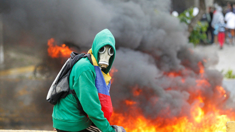 gewalttätige Proteste Caracas Venezuela