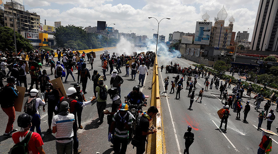 Klicken um zu vergrößern venezuela protests