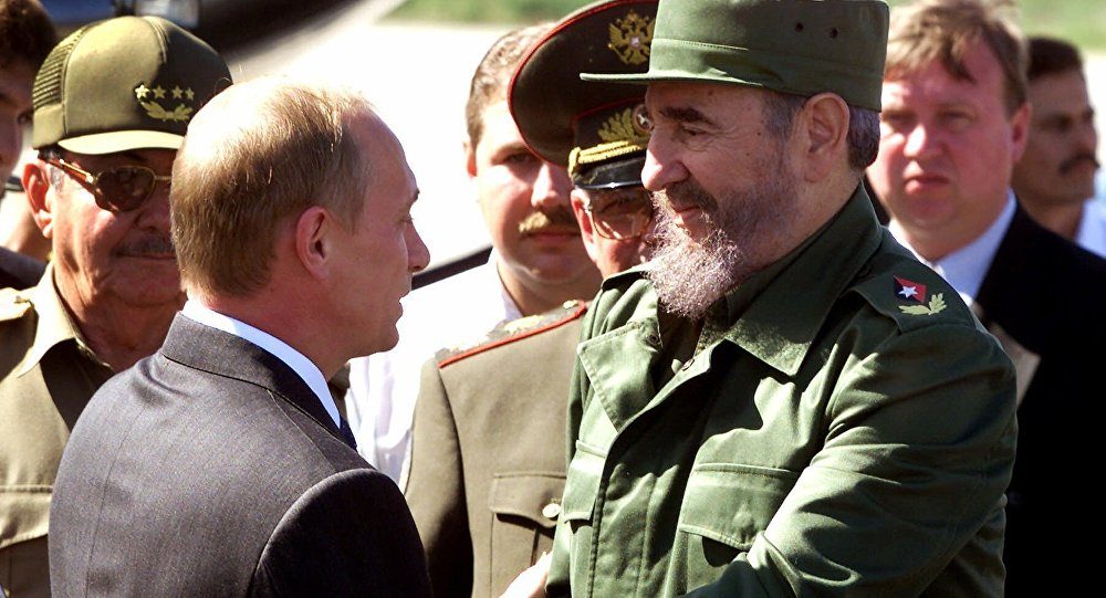 Putin und Castro