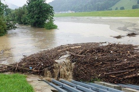 Österreich: Überschwemmungen durch heftige Gewitter Juni 2017