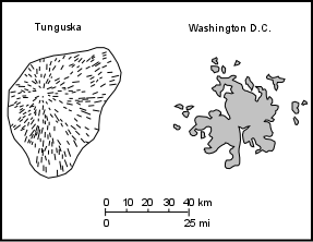 Tunguska-Schäden