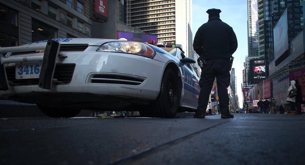 Manhattan PKW rammt Passanten,Unglück New York Polizei