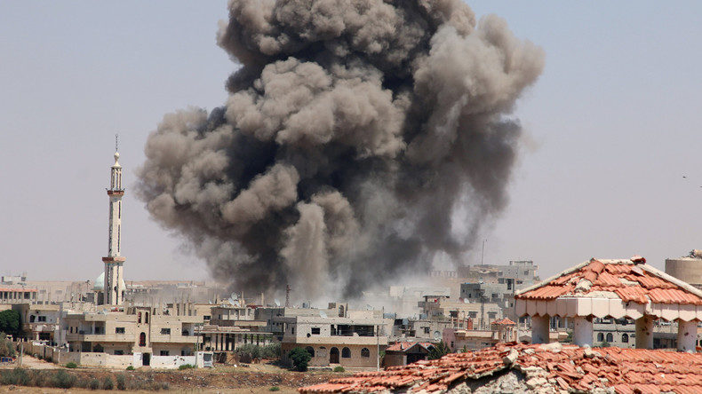 Bombenangriff syrische Stadt