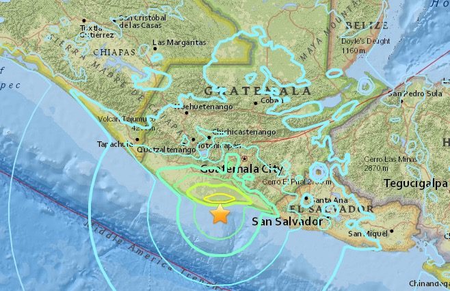 Guatemala earthquake Erdbeben Juni 2017