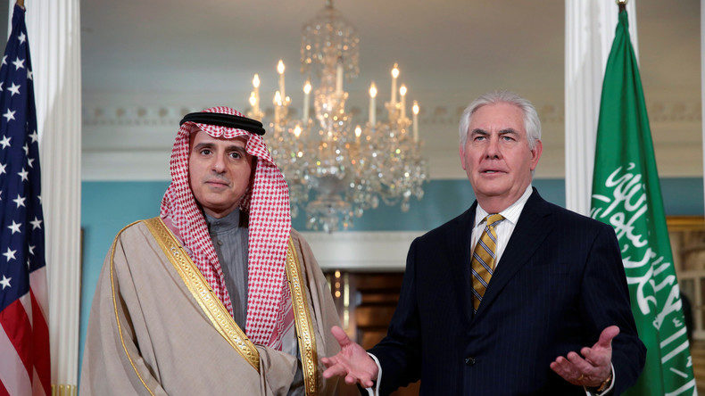 Adel al-Jubeir und Rex Tillerson,Außenminister Saudi-Arabien USA