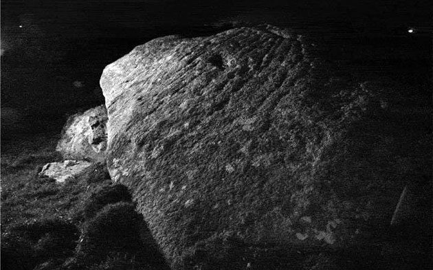 Gravuren Dolmen Hendraburnick Quoit in Cornwall