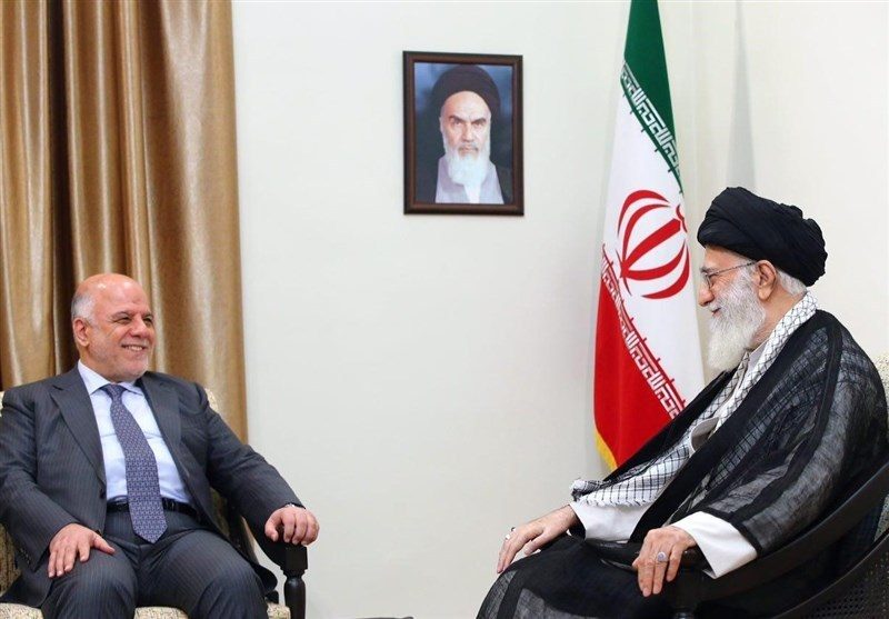 Iraq Prime Minister Abadi and Iran Ali Khameini