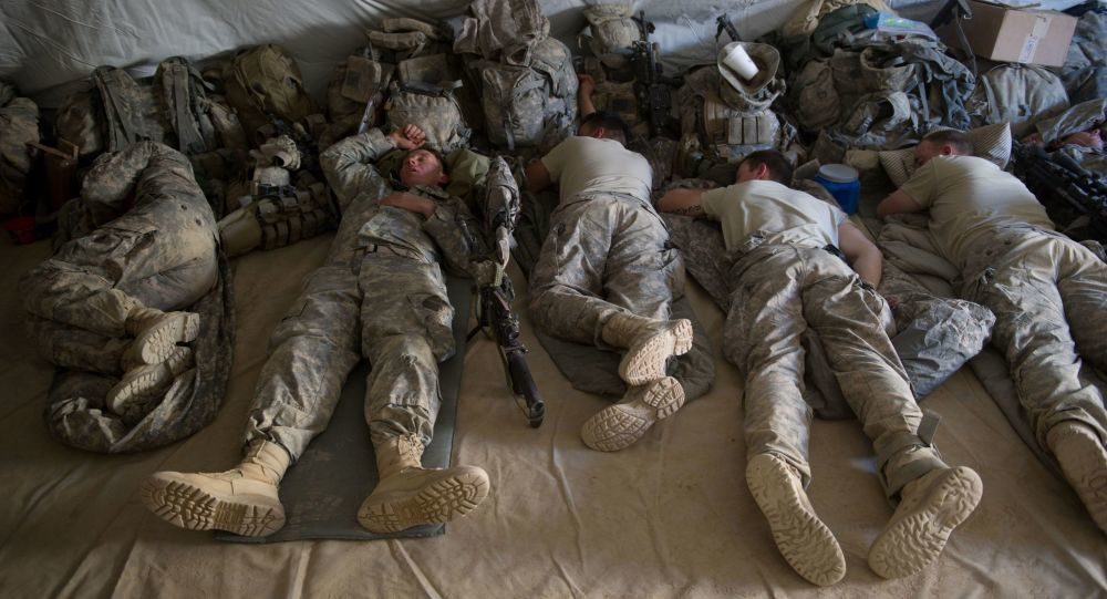 Soldaten schlafen