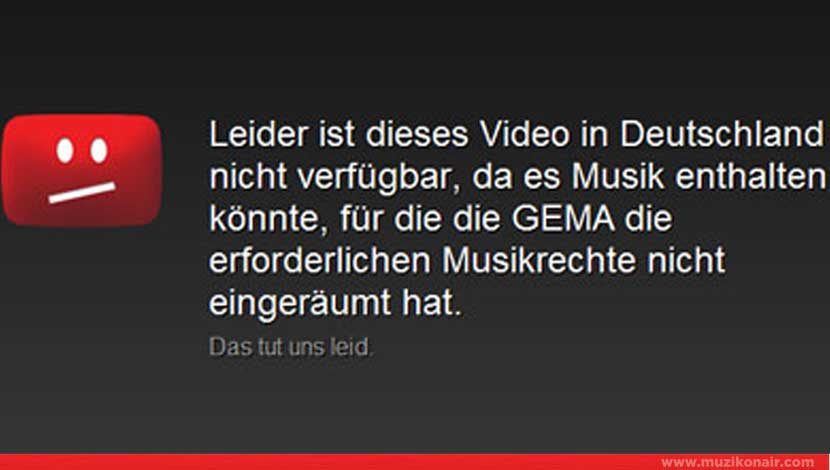 Youtube Urheberrecht GEMA