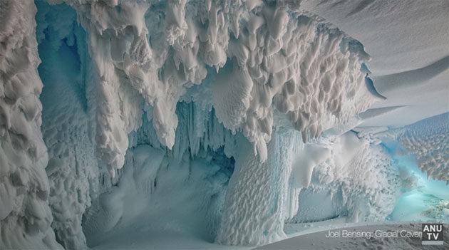 Antarktis Höhle