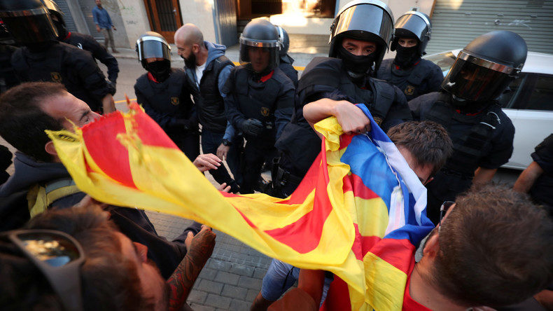 Polizeigewalt katalanisches Unabhängigkeitsreferendum