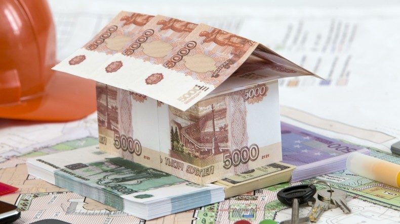 Haus aus Geldscheinen, Russland Anstieg Wettbewerbsfähigkeit