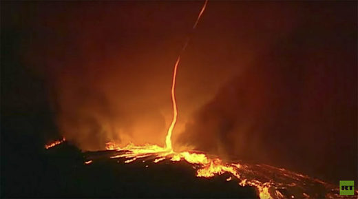 Fire devil / Feuer-Tornado in Portugal