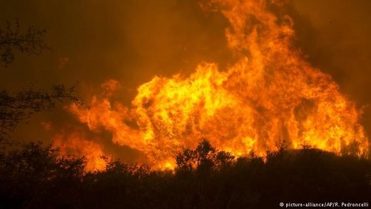 USA Kalifornien Waldbrände Großbrand