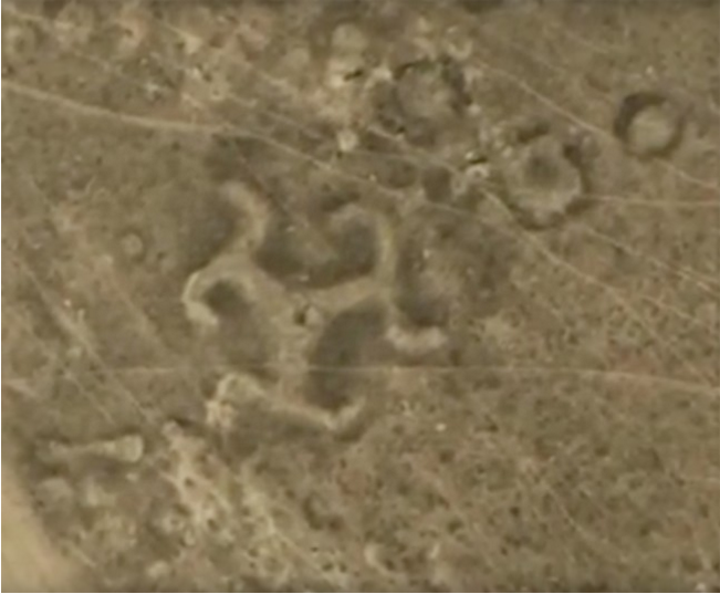 Geoglyphe Swastika Kasachstan