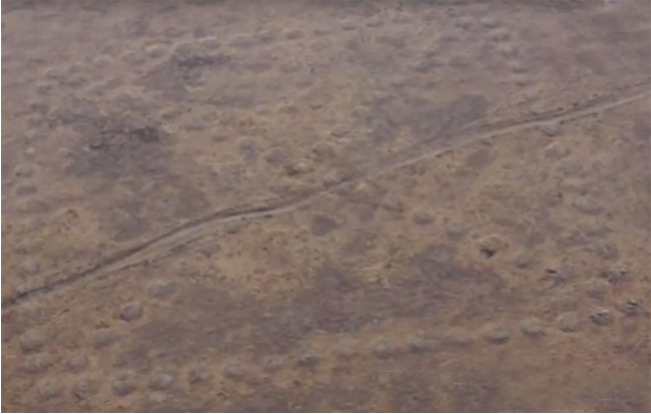 punktierte Geoglyphe Kasachstan
