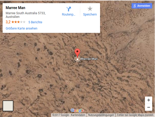 Marree Man Google Maps