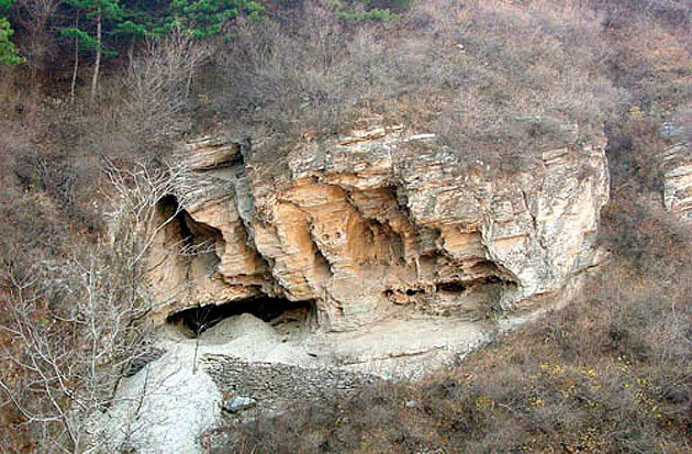 Fundort des Tianyuan-Menschen Tianyuan-Höhle nahe Peking