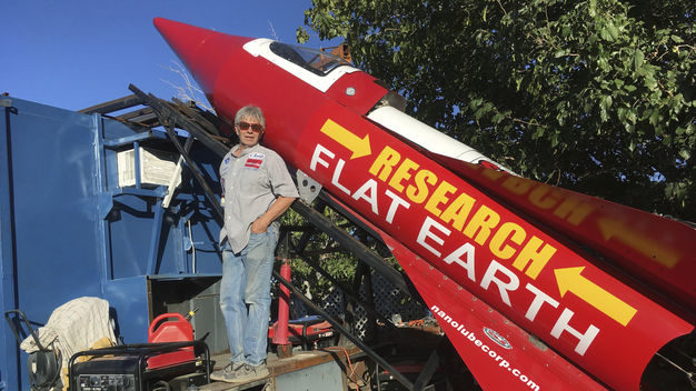 flat earth flache erde rocket rakete
