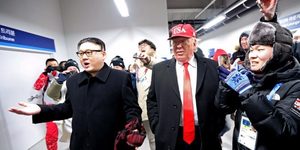 trump und kim yong