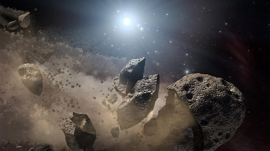 broken asteroid
