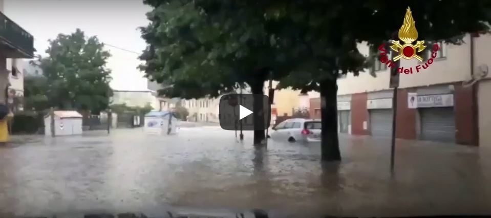Überschwemmungen nach Gewitter mit Starkregenin Italien