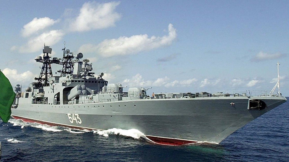 Kriegsschiff Marschall Schaposchnikow