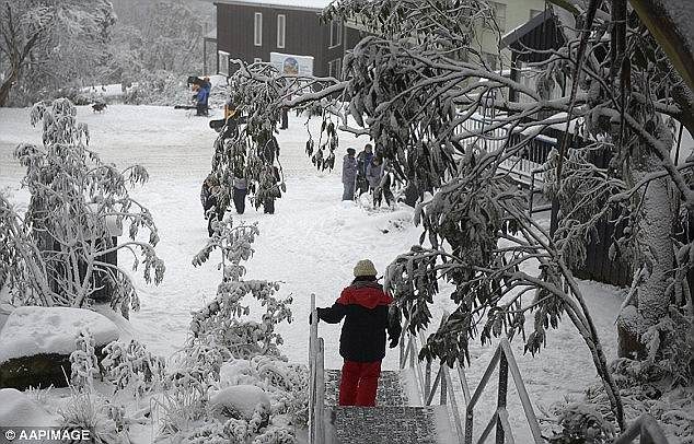 Australia's south east was swept with feverishly cold temperatures