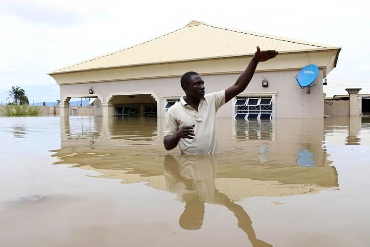 überschwemmung nigeria
