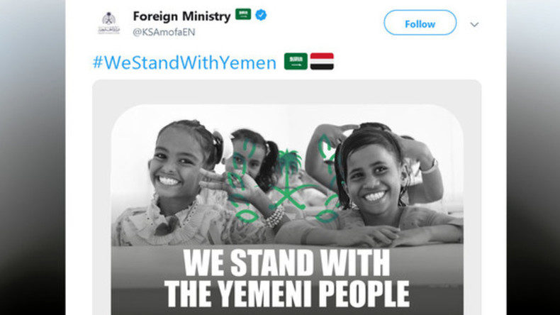 Plakat Saudi-Arabien Jemen