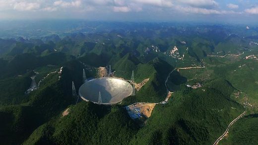 FAST - China's New Deep Space Radio Telescope - Larger than Arecibo