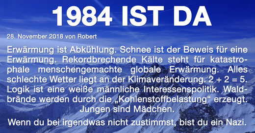 1984, pic of the day, bild des tages