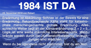 1984, pic of the day, bild des tages