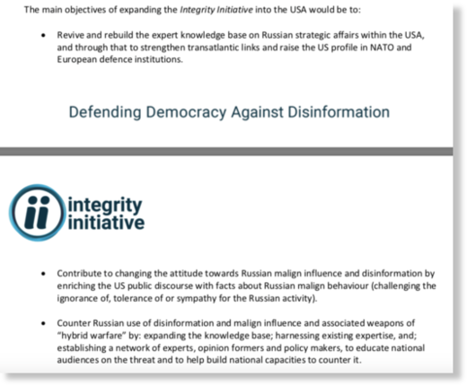 Integrity Initiative document