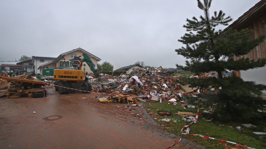 explosion haus rettenbach
