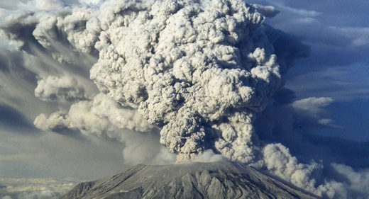 Ausbruch Vulkan Kurilen