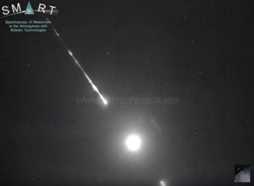 Fireball over Almeria, Spain