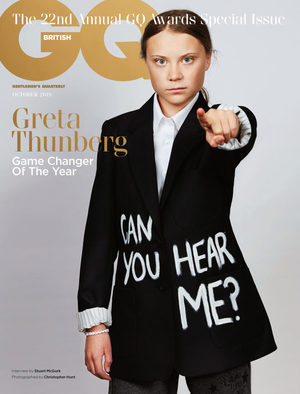 GQ magazine greta thunberg